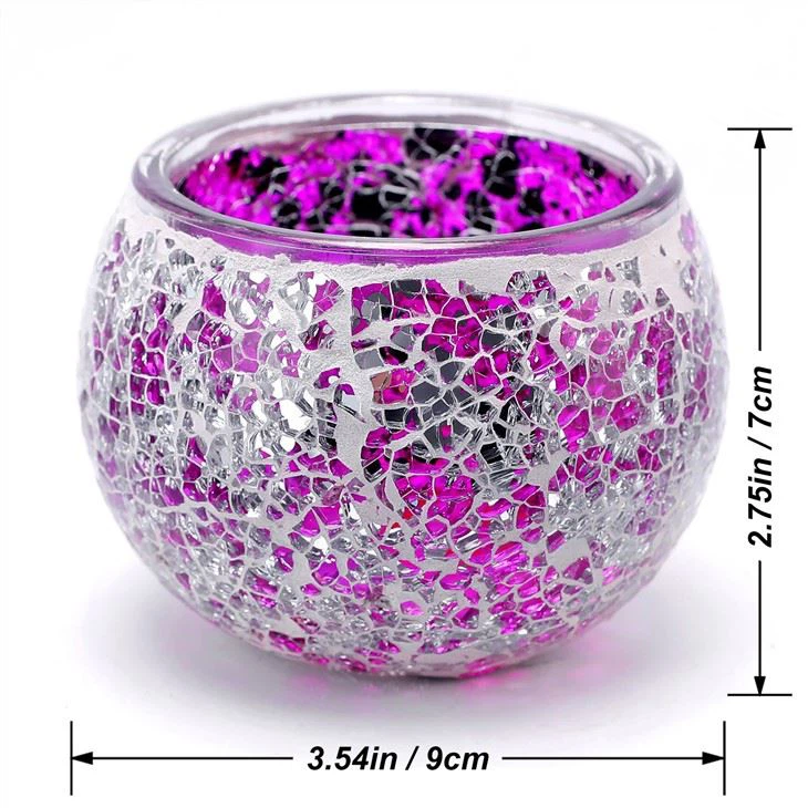 Glass Mosaic Candle Holder
